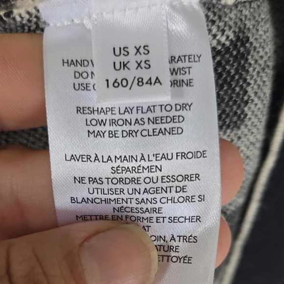 Anthropologie Black and White JeTaime Sweater - Picture 8 of 11